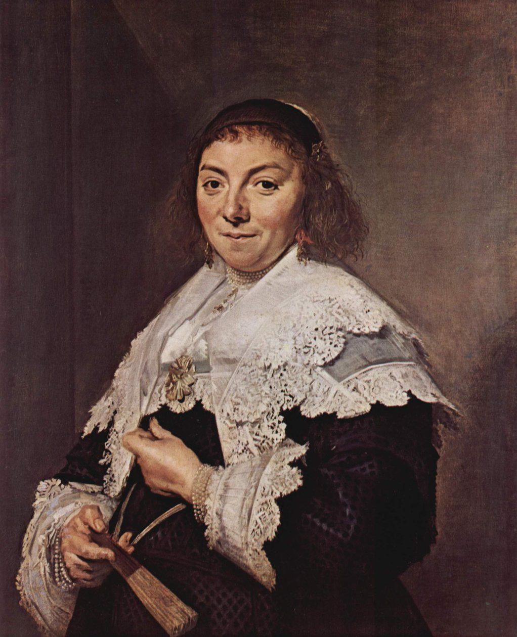 Maria Pietersdr Olycan portréja (1607-1655) alkotó: Frans Hals
