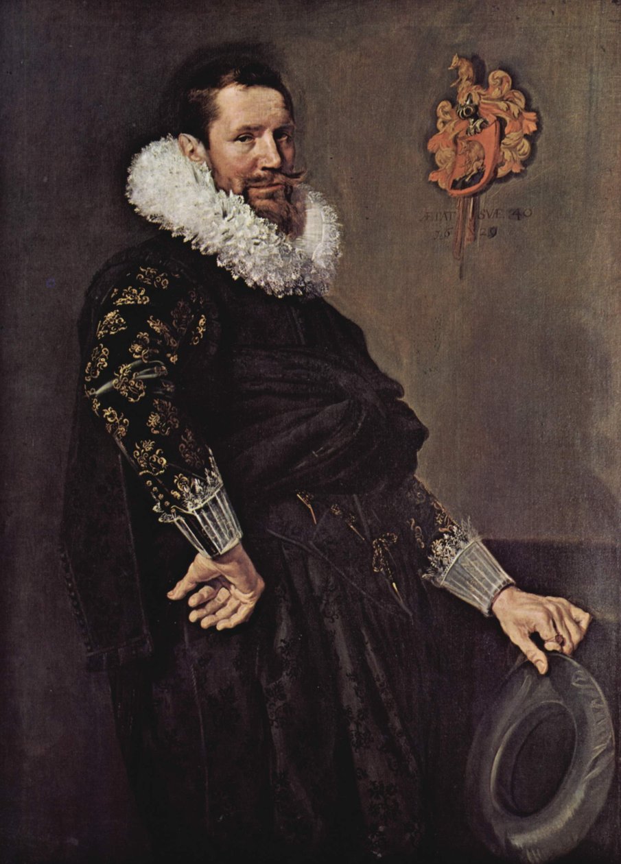 Paulus van Beresteyn portréja (1588-1636) alkotó: Frans Hals