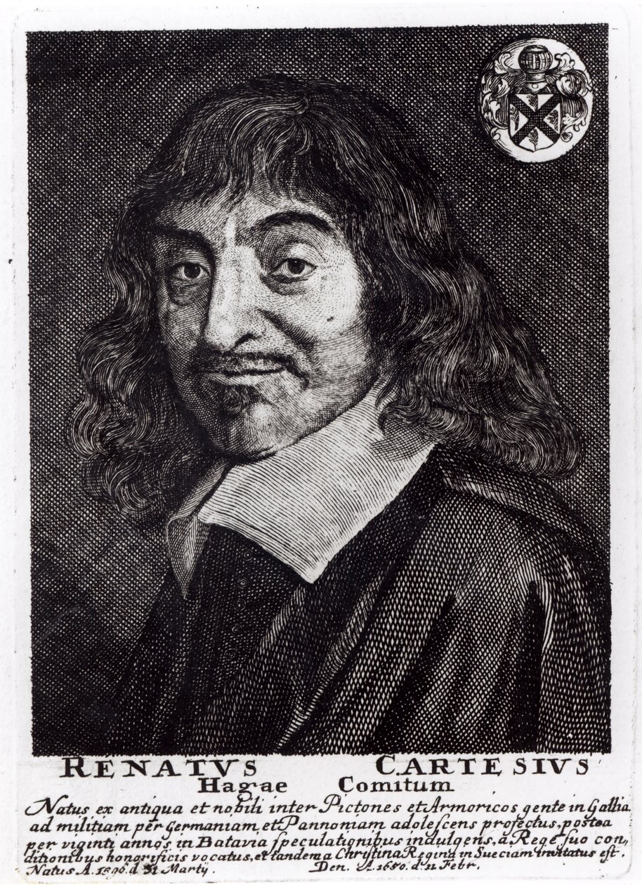 Rene Descartes (1596-1650) portréja alkotó: Frans Hals
