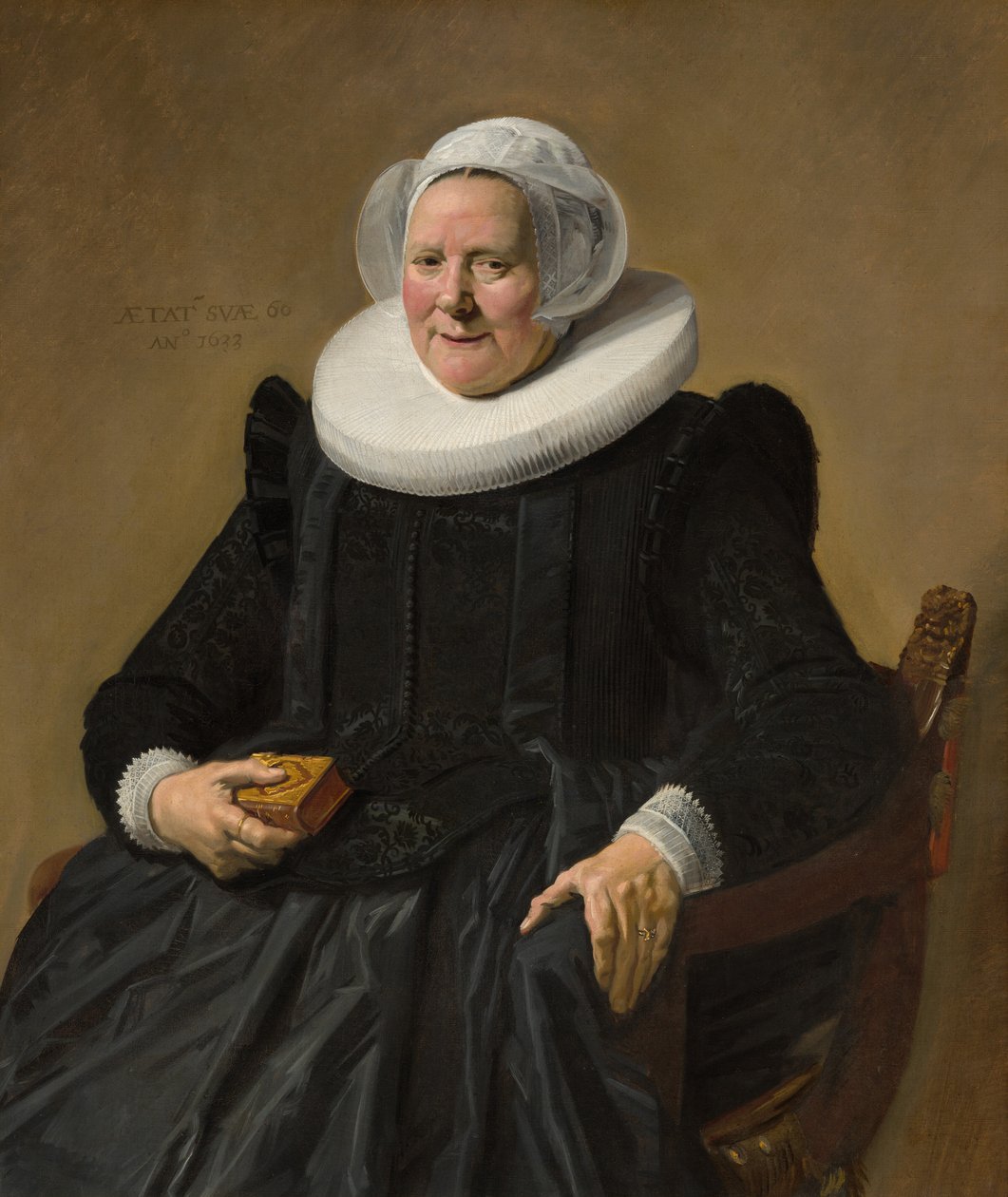 Egy idős hölgy portréja alkotó: Frans Hals