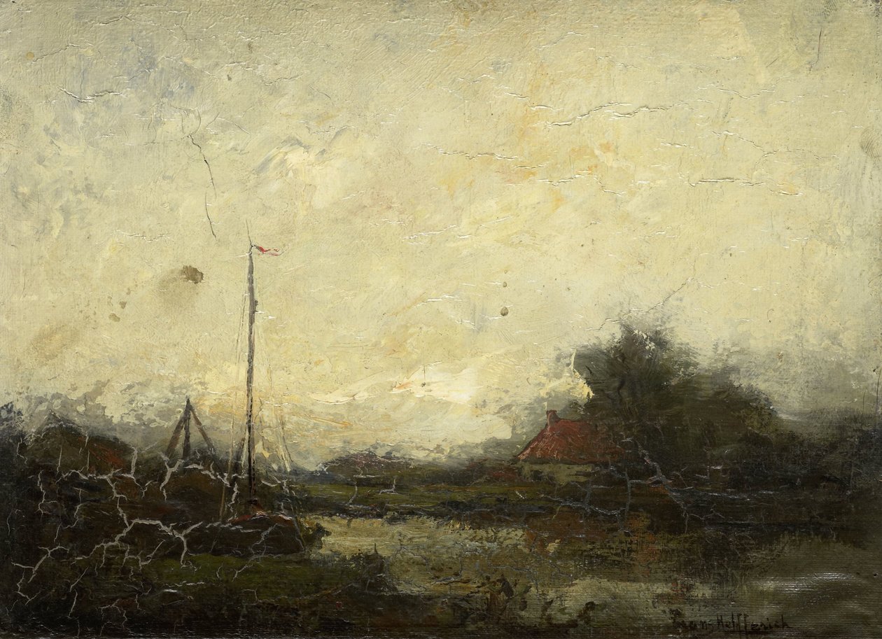 Tájkép alkotó: Frans Helfferich