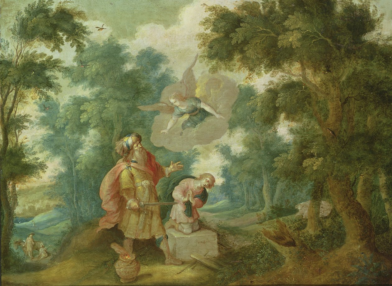 Izsák áldozata alkotó: Frans II Francken