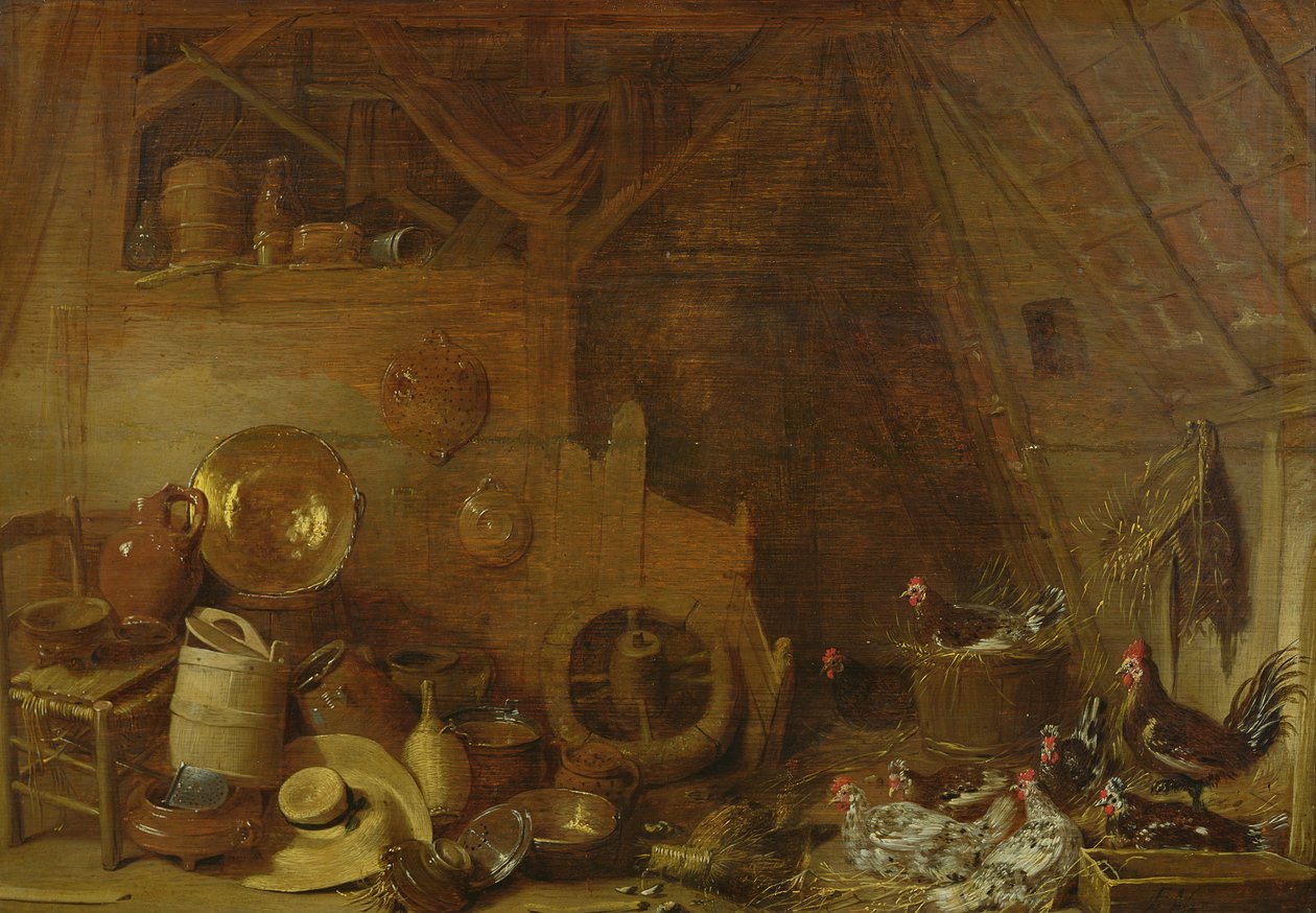 Pajta belső alkotó: Frans Ryckhals