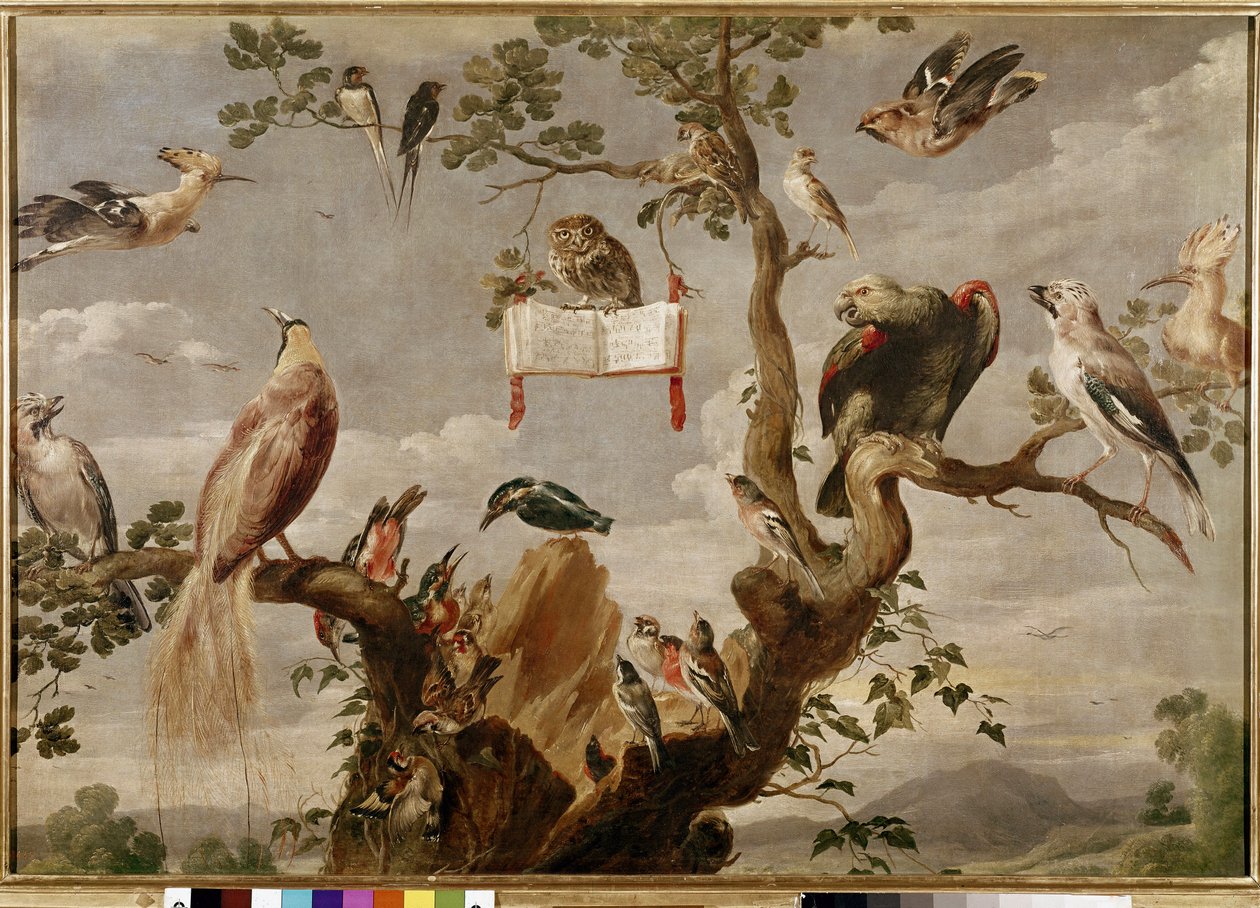 Madárkoncert (olaj, vászon alkotó: Frans Snyders
