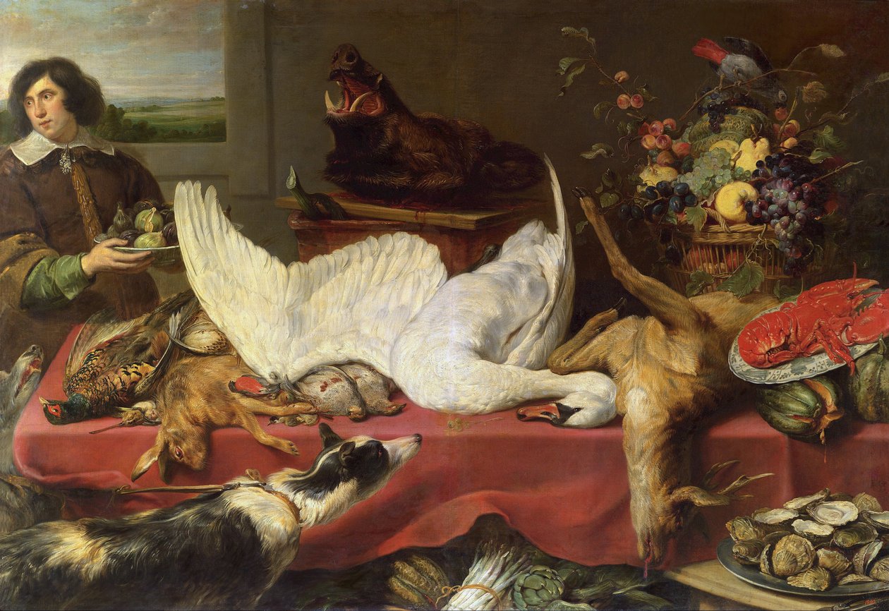 Csendélet egy hattyúval alkotó: Frans Snyders