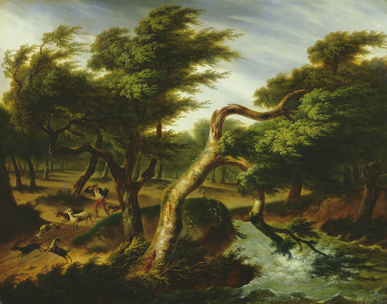Egy széllökés, 1817 alkotó: Frans Swagers