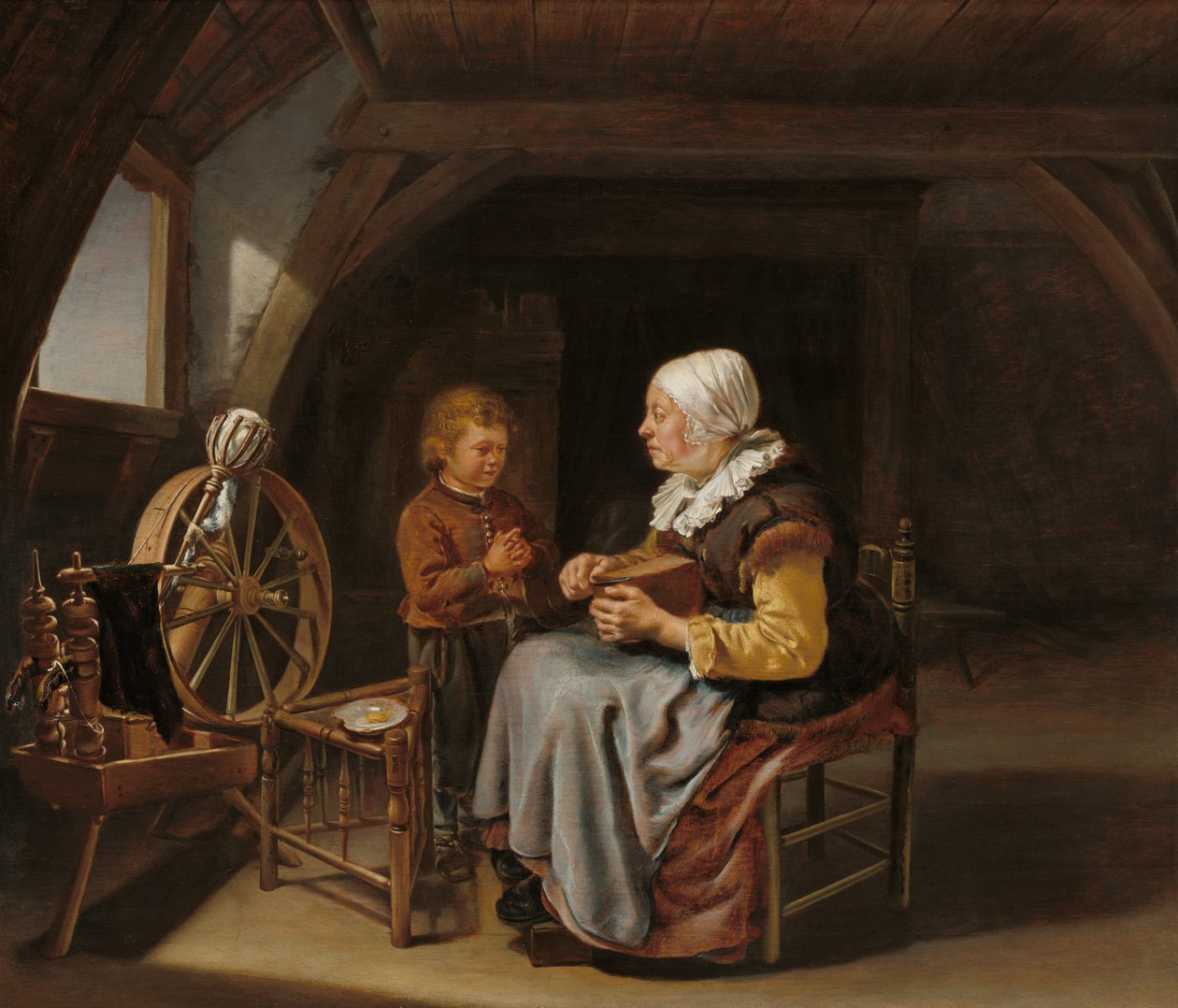 A kegyelem mondása c. 16501655. alkotó: Frans van Mieris