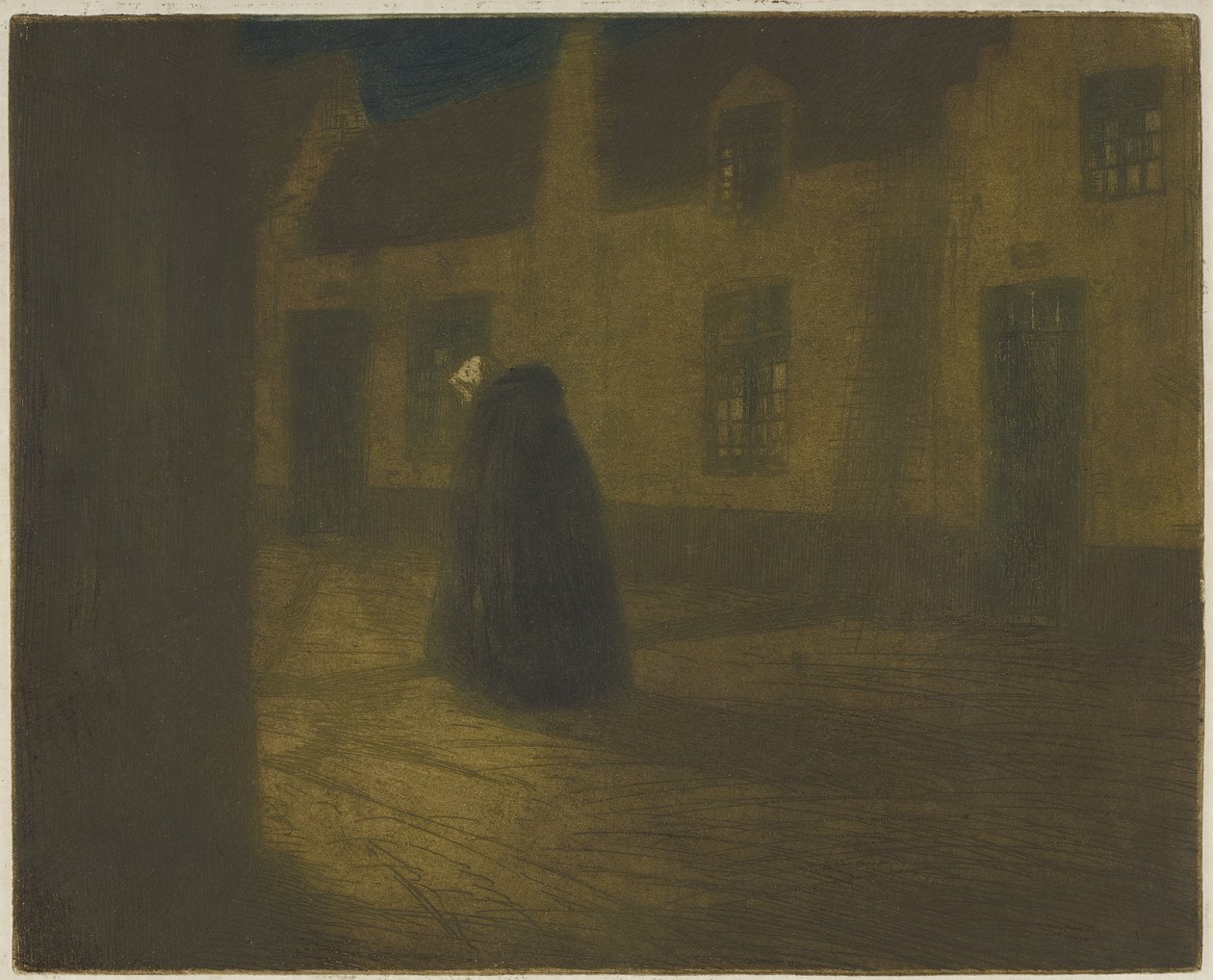 Éjszaka (Bruges) alkotó: František Šimon