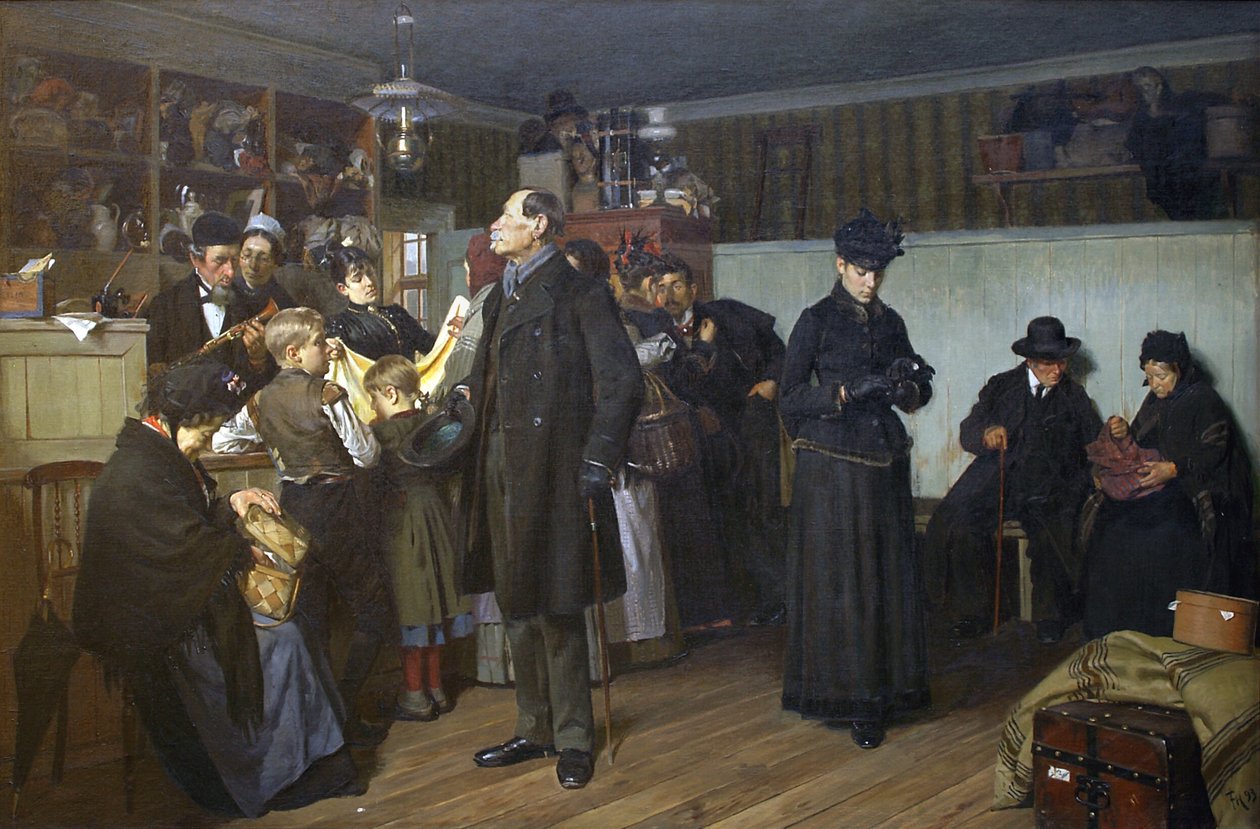A zálogossal alkotó: Frants Henningsen