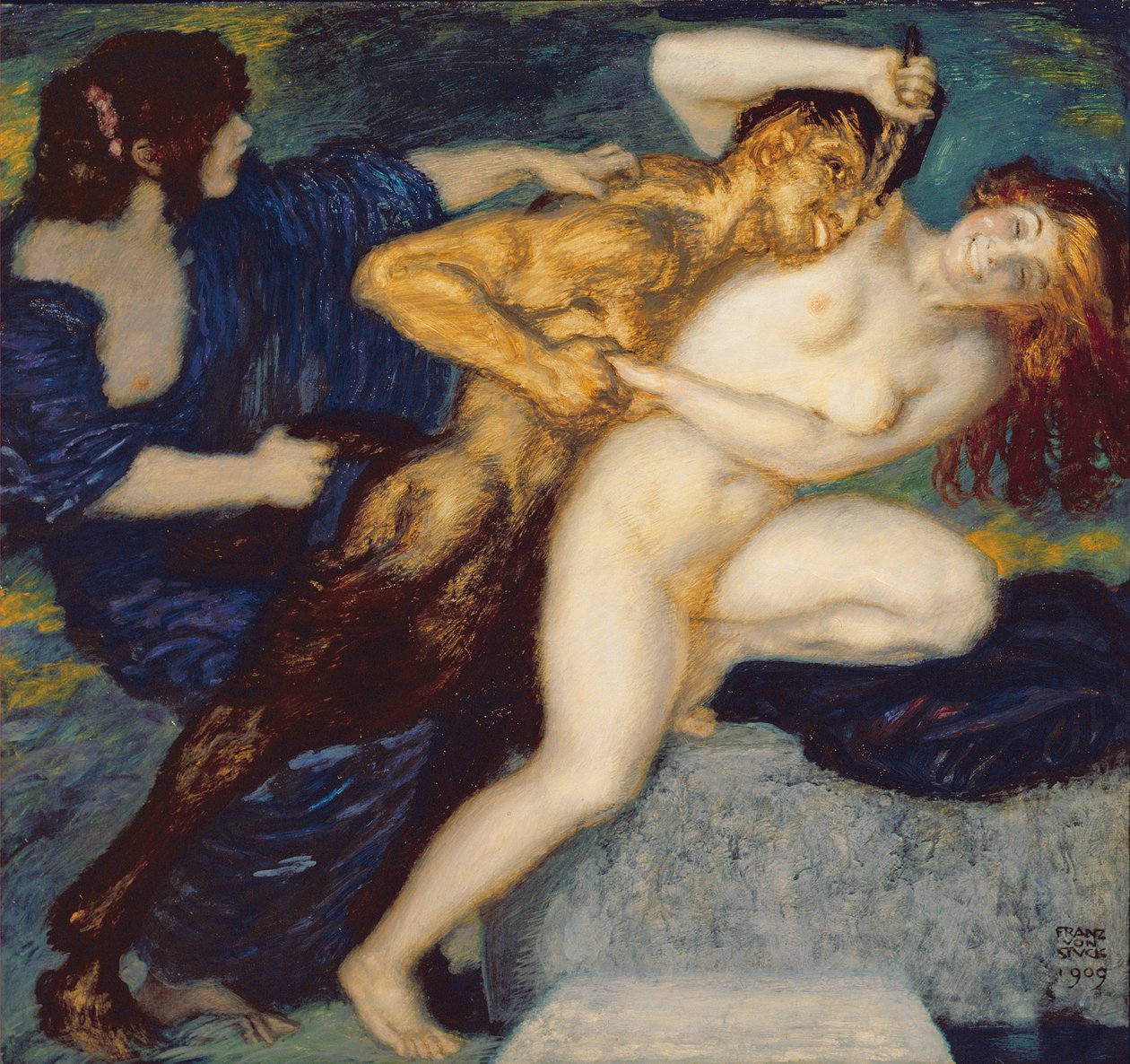 Scherzo, 1909 alkotó: Franz von Stuck