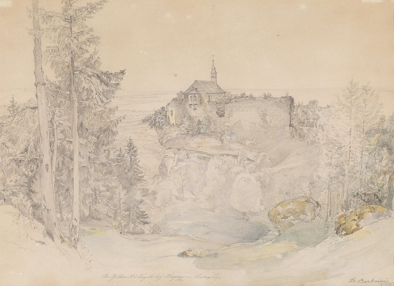 A Gebhardt -kápolna Bregenz közelében alkotó: Franz Barbarini