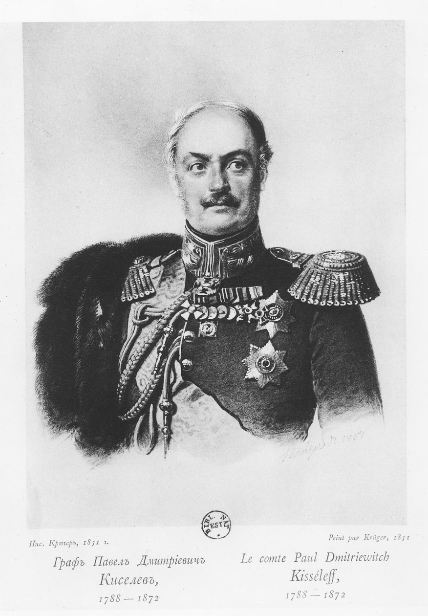 Pavel Dmitrijevics Kiszeljov gróf alkotó: Franz Krüger
