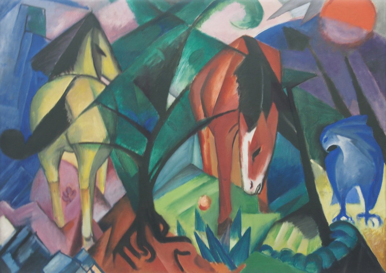 Lovak és sasok alkotó: Franz Marc