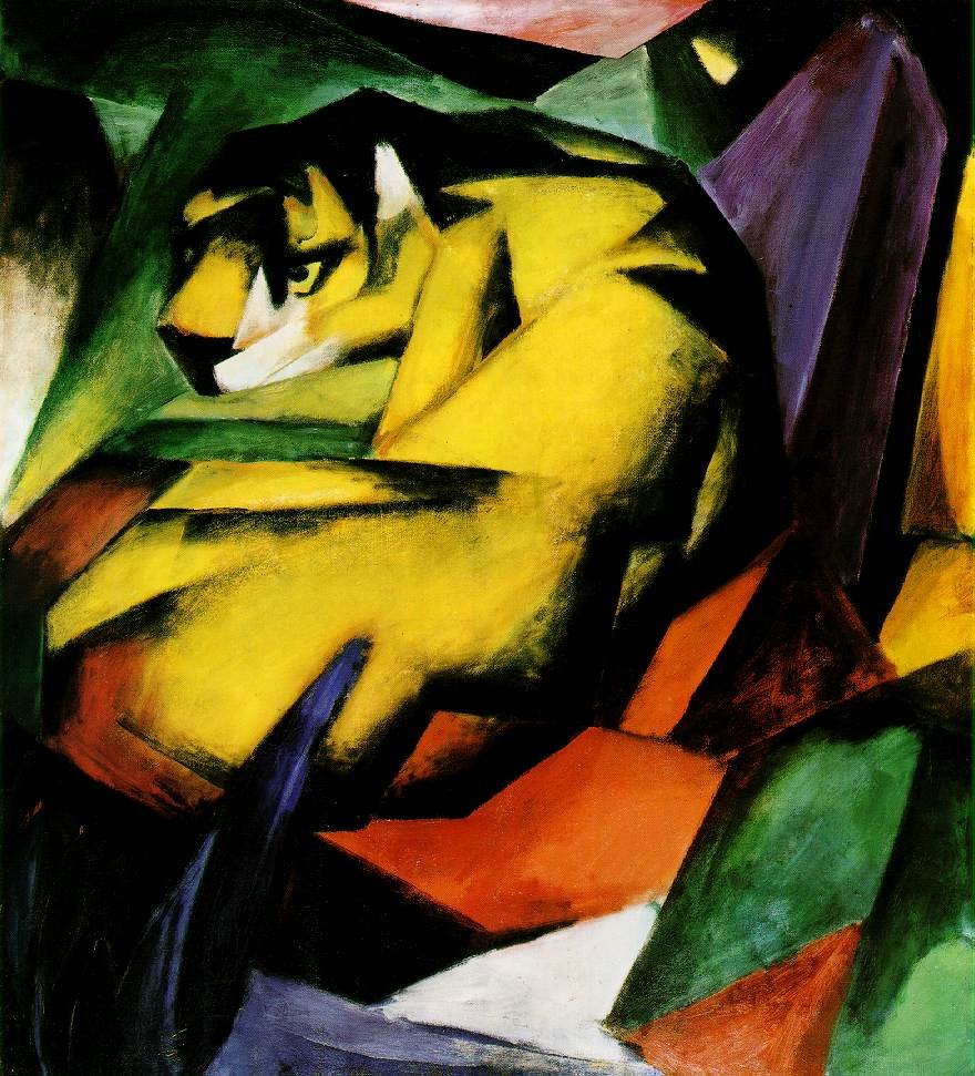 Tigrisek alkotó: Franz Marc