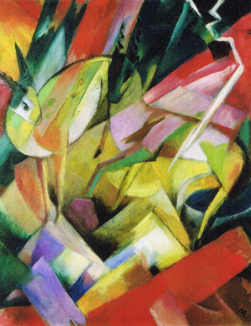 hegy látja alkotó: Franz Marc