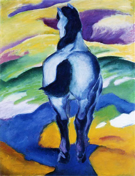 Kék ló alkotó: Franz Marc