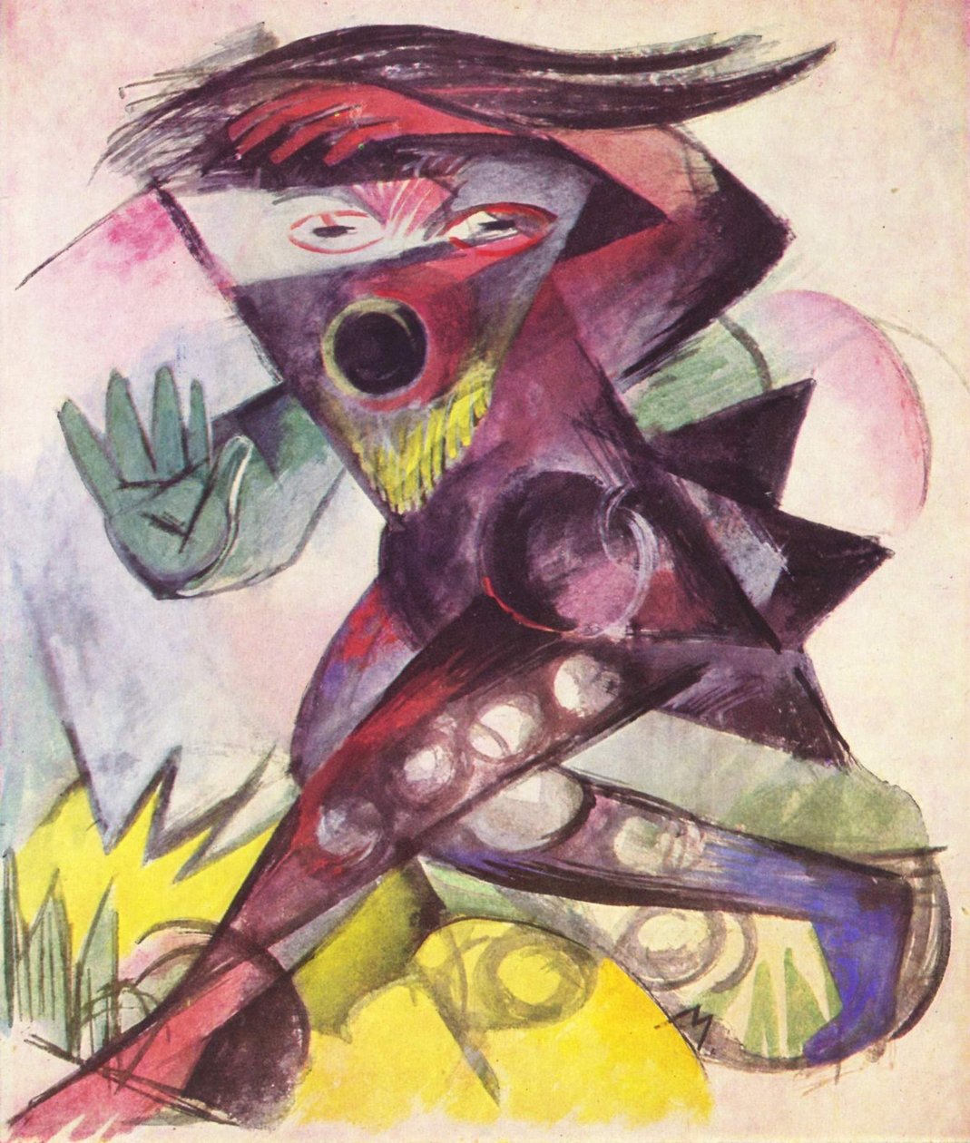 Caliban alkotó: Franz Marc