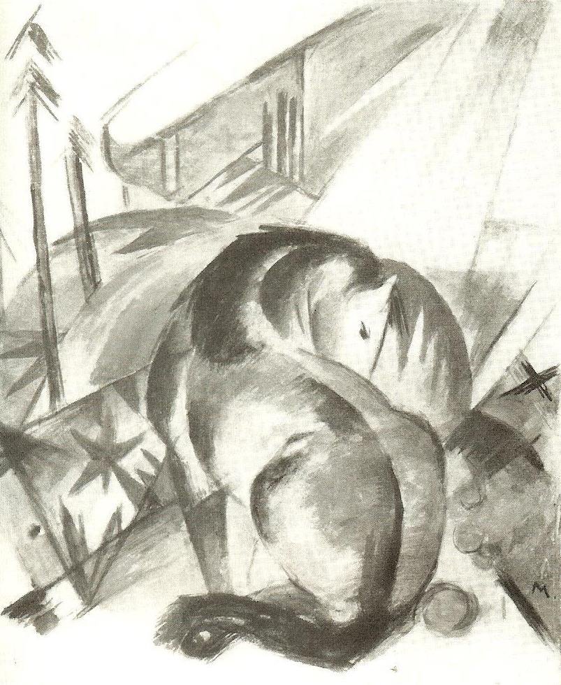 Ló alkotó: Franz Marc