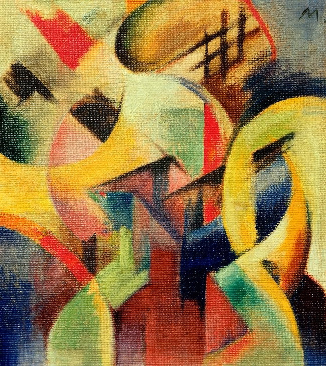 Kis összetétel I. alkotó: Franz Marc