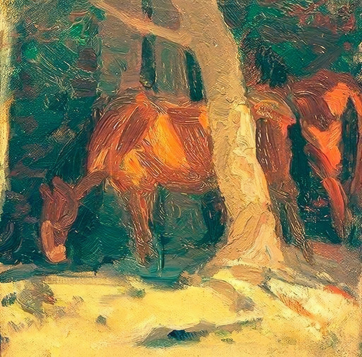 Lóvázlat II alkotó: Franz Marc