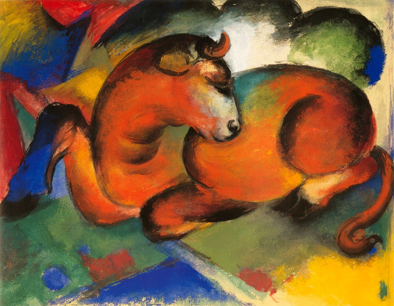 vörös Bika alkotó: Franz Marc