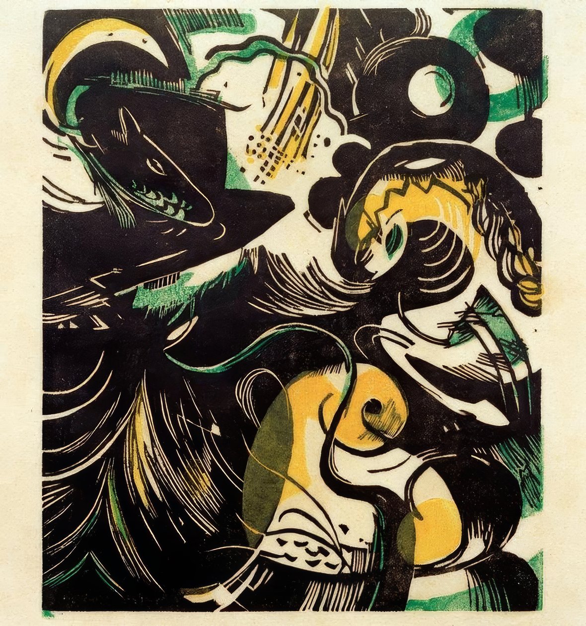 Teremtéstörténet II alkotó: Franz Marc