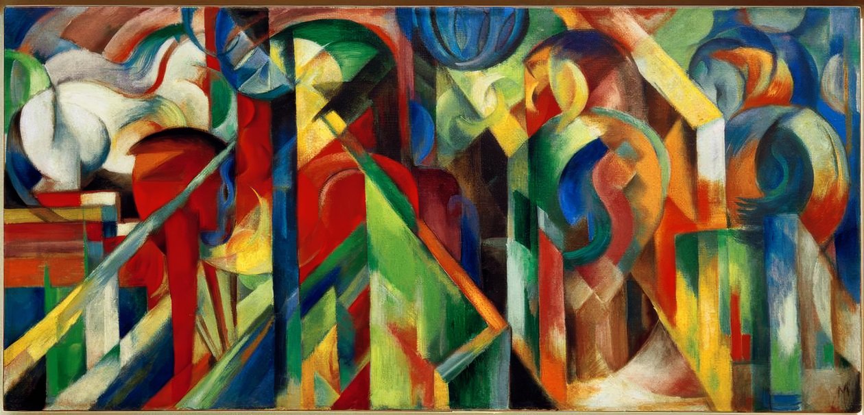 istállók alkotó: Franz Marc