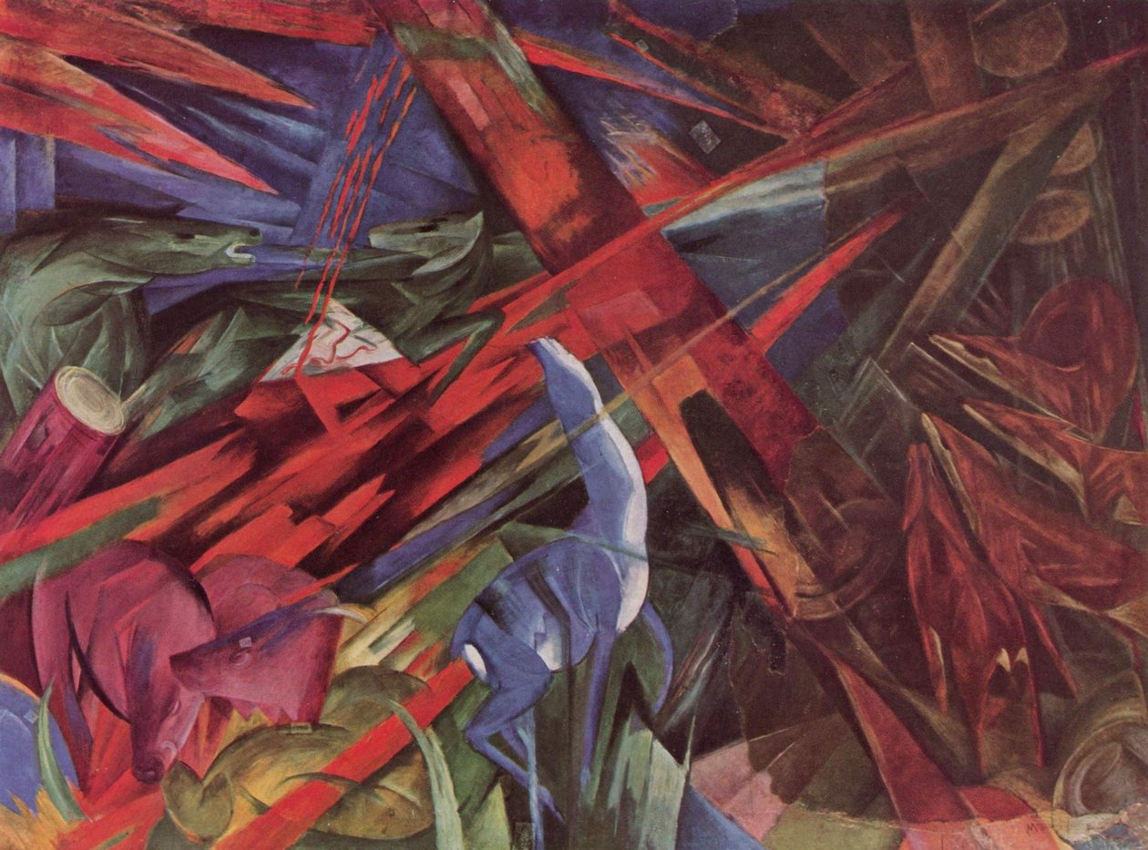 Állati sorsok alkotó: Franz Marc