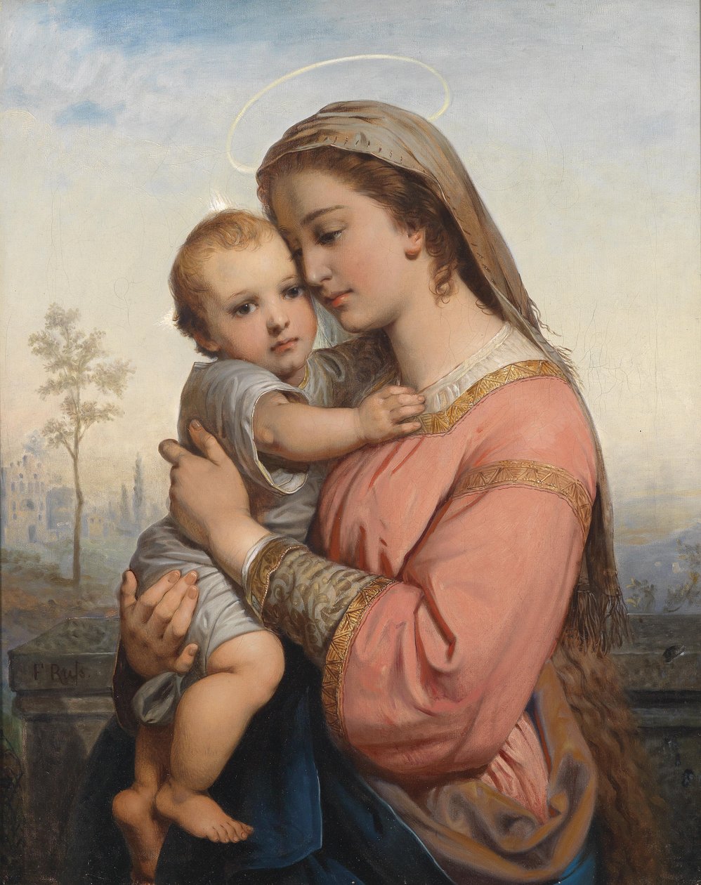 Madonna és gyermeke alkotó: Franz Russ the Elder