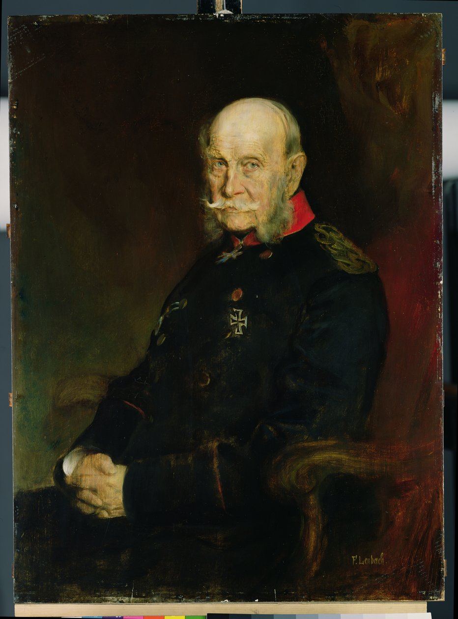 Vilmos császár (1797-1888), 1888 alkotó: Franz Seraph von Lenbach