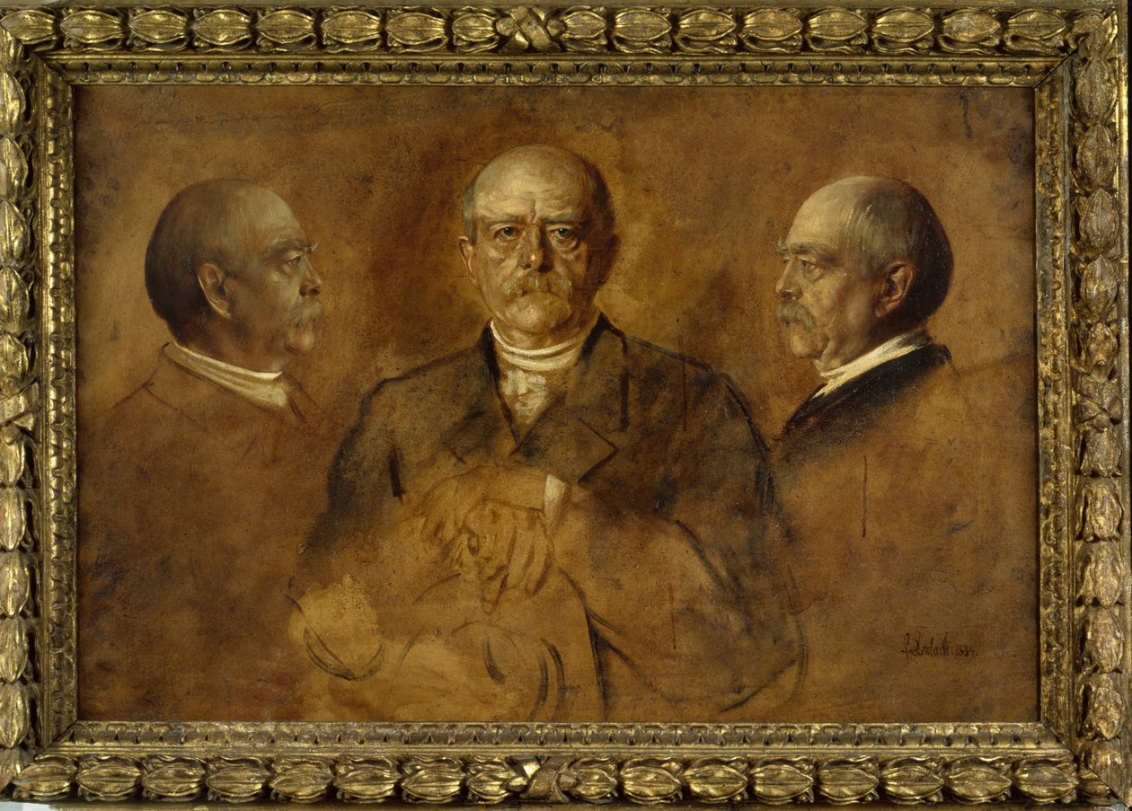 Otto von Bismarck herceg, 1884 (olaj, papír) alkotó: Franz Seraph von Lenbach