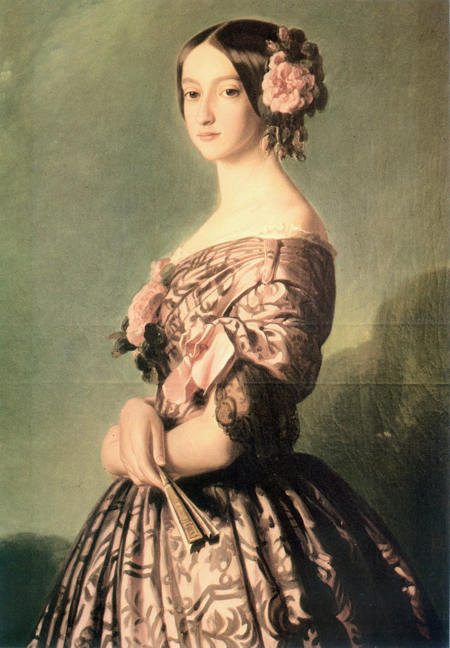 Franziska Caroline Gonzaga arcképe alkotó: Franz Xaver Winterhalter
