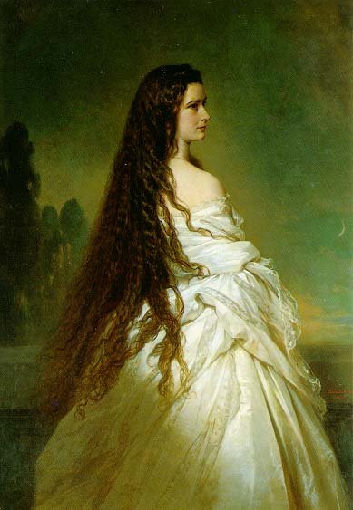 Erzsébet osztrák császárné alkotó: Franz Xaver Winterhalter