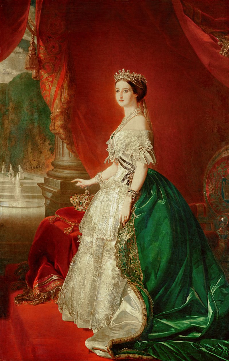 Eugenie francia császárné (1826-1920), III. Bonaparte Napóleon (1808-73) felesége alkotó: Franz Xaver Winterhalter