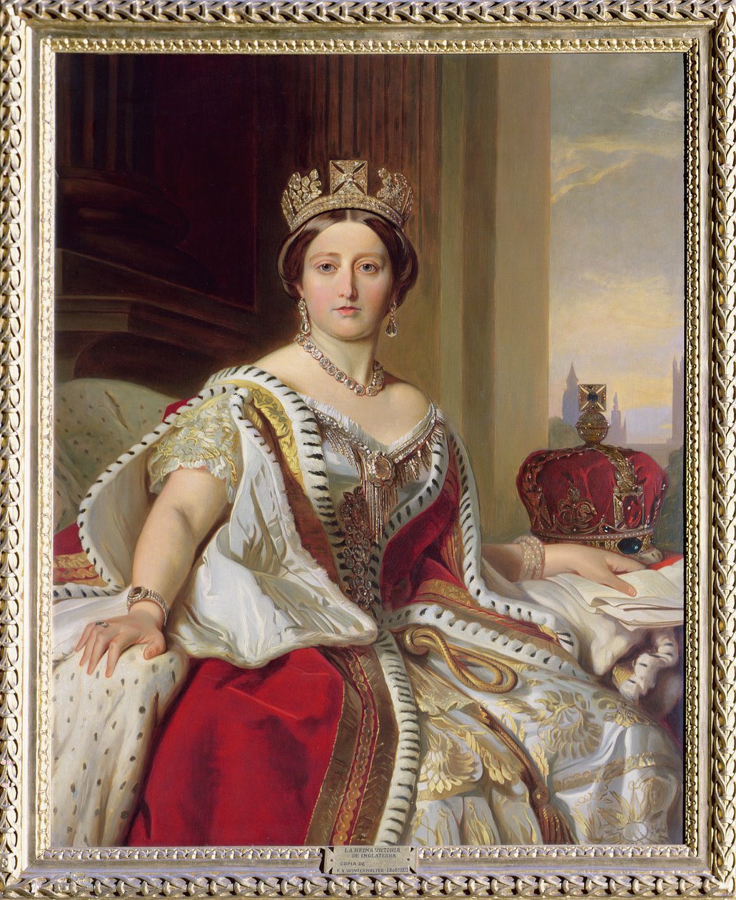 Viktória királynő (1819-1901) portréja 1859 alkotó: Franz Xaver Winterhalter