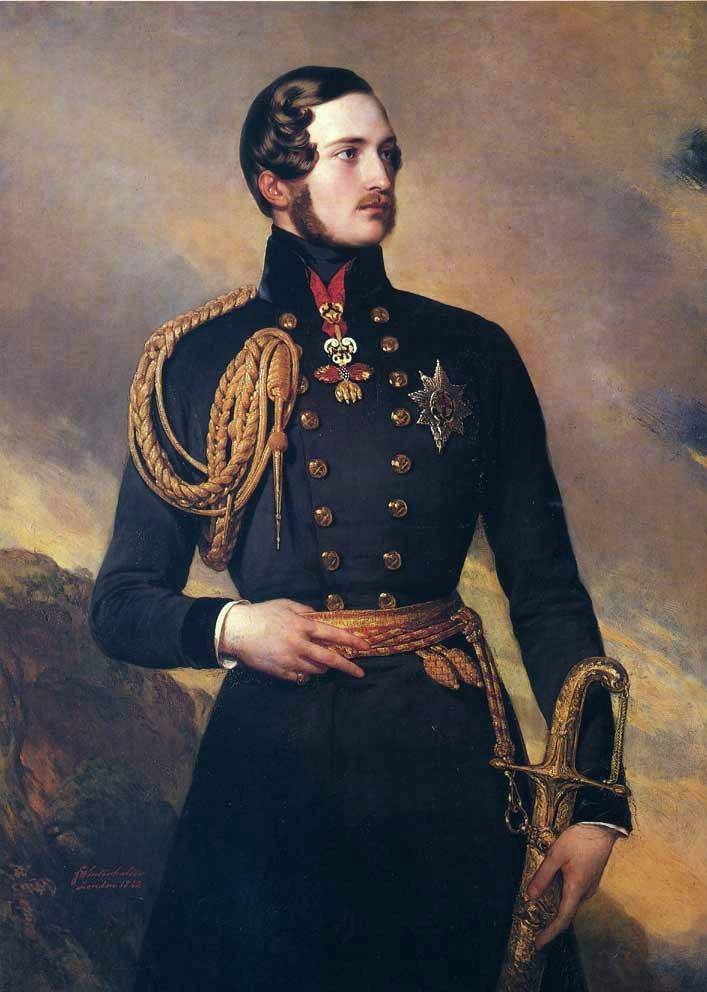 Albert szász-koburgi és gótai herceg viselte az Aranygyapjút alkotó: Franz Xaver Winterhalter