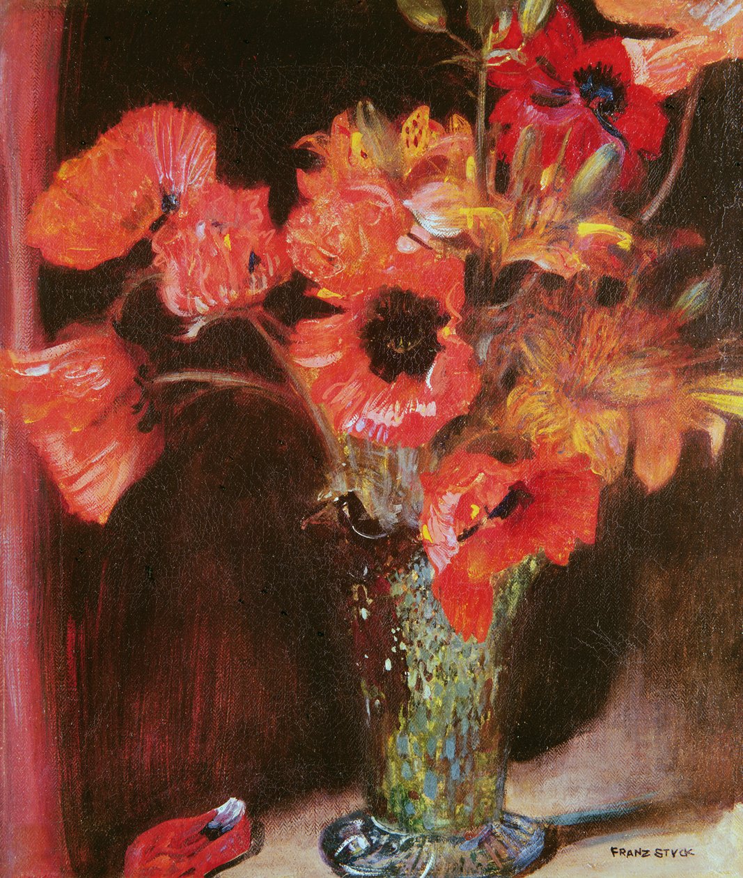 Csendélet, 1893 körül alkotó: Franz von Stuck