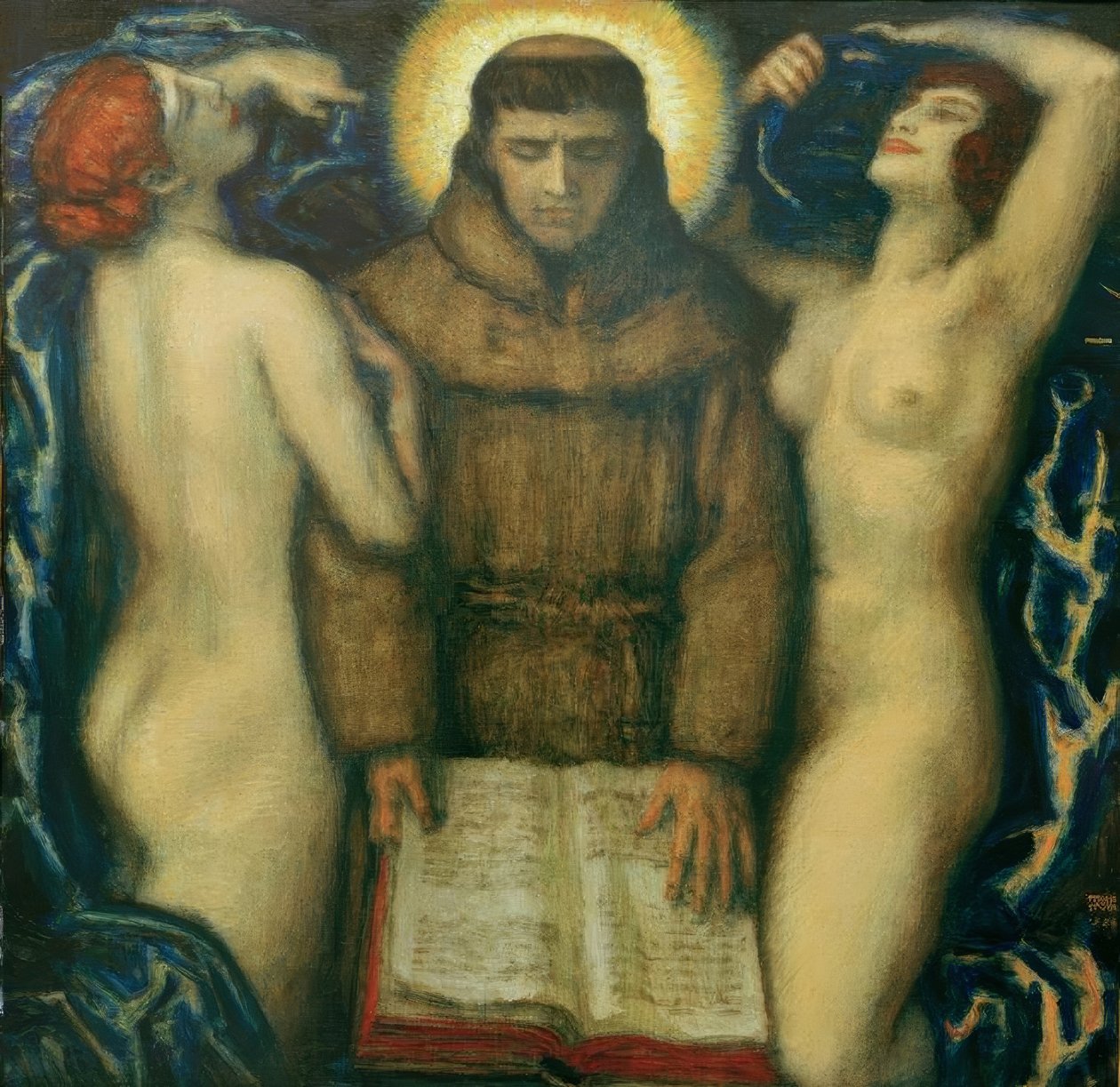 Szent Antal megkísértése alkotó: Franz von Stuck