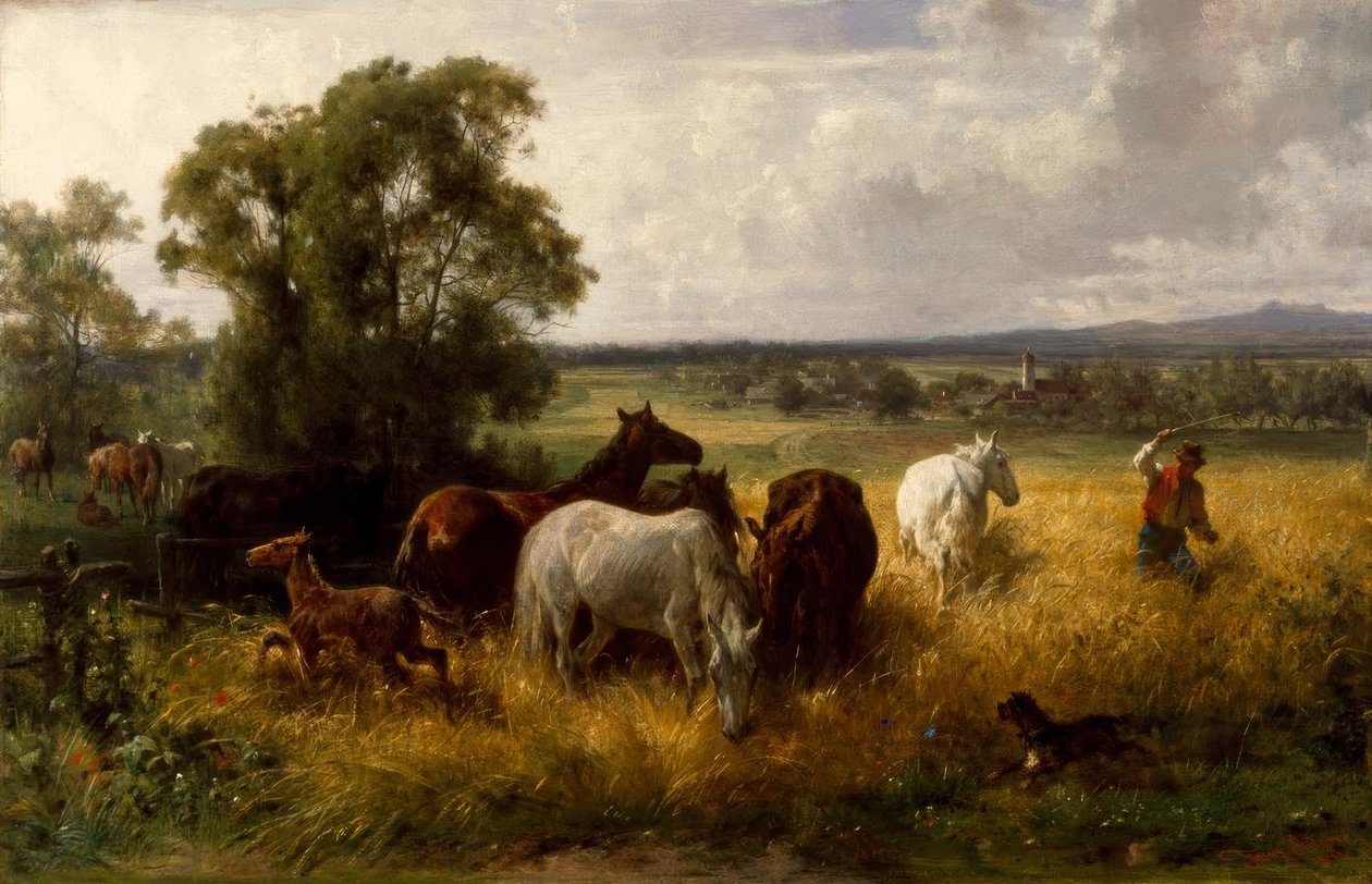 F. Adam, Túl a karámon alkotó: Franz Adam