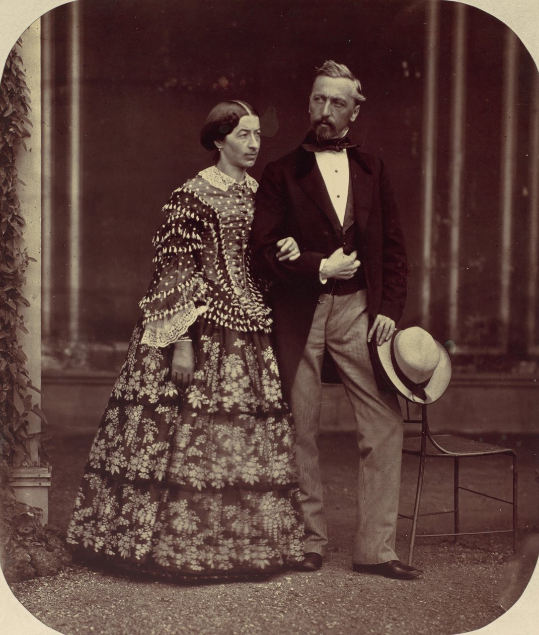 Mathias és Elise Hoeusermann, 1850-60-as évek. alkotó: Franz Antoine