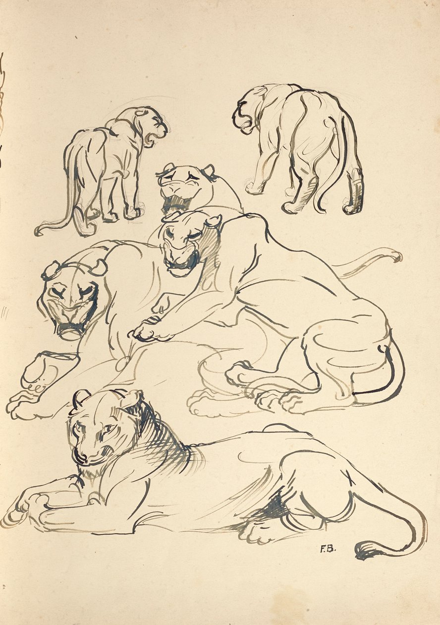 Hat puma alkotó: Franz Barwig d. Ä.