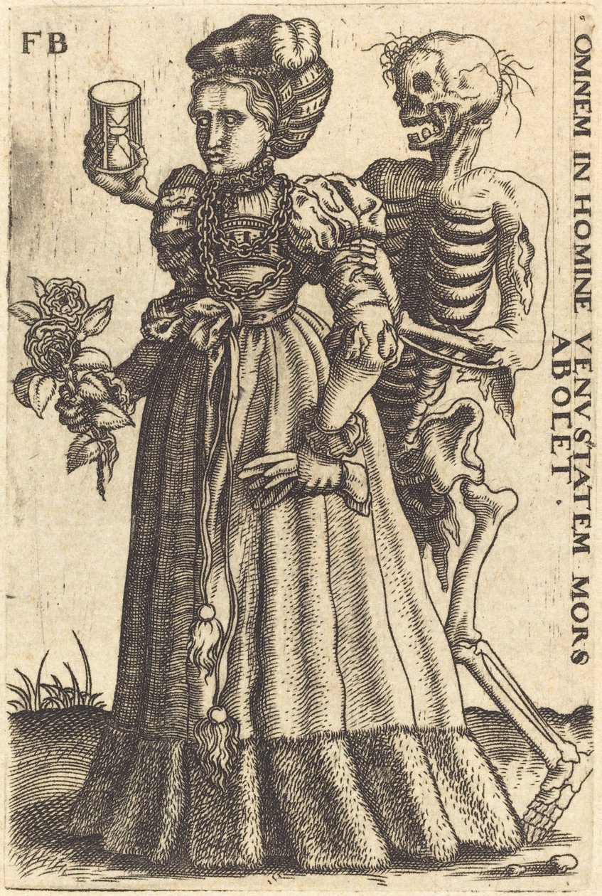 Nő és a halál alkotó: Franz Brun