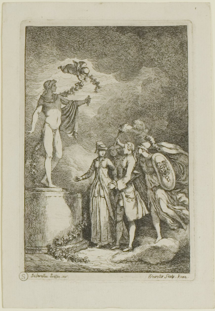 Tányér in the Coming alkotó: Franz Edmund Weirotter