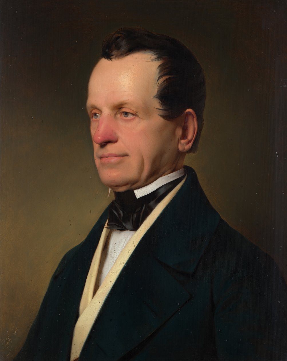 Egy úriember portréja alkotó: Franz Eybl