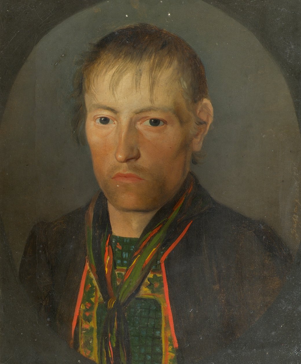 Egy paraszt portréja alkotó: Franz Gasser