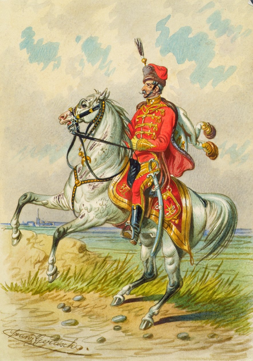 katona lóháton alkotó: Franz Gerasch