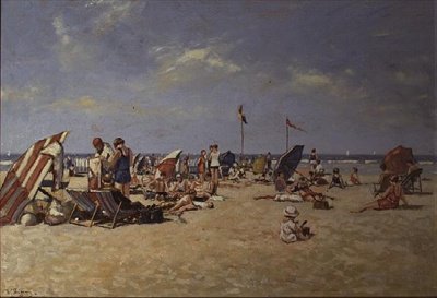 Napozás alkotó: Franz Helfferich