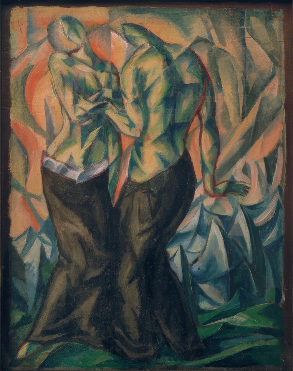Két figura alkotó: Franz Henseler