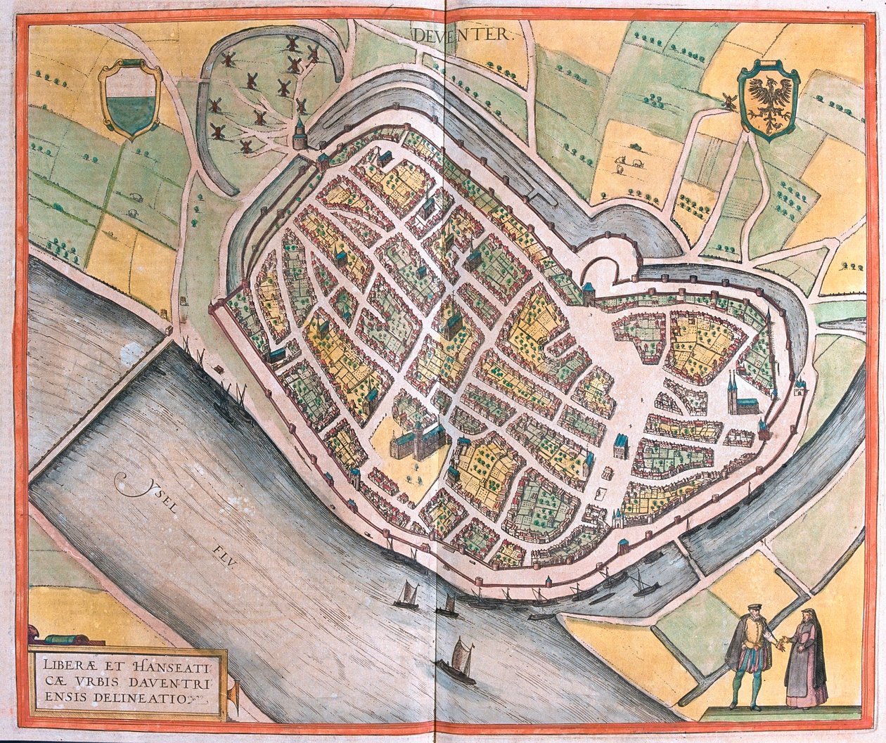 Deventer, Hollandia (metszet alkotó: Franz Hogenberg