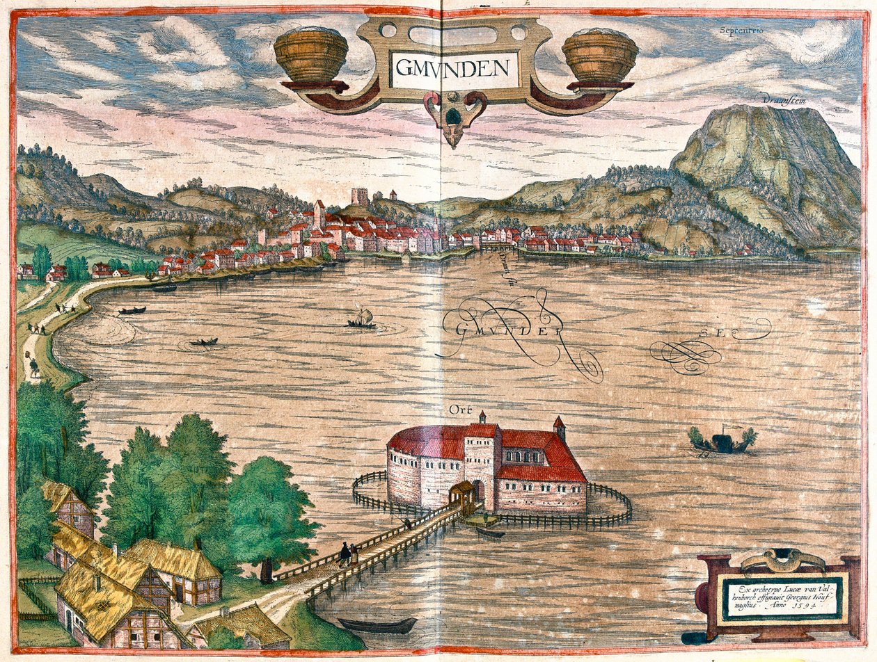 Gmunden, Ausztria alkotó: Franz Hogenberg